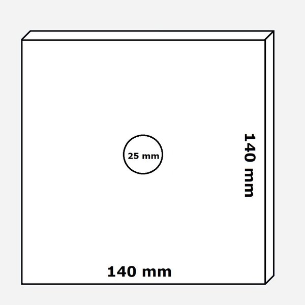10 Ersatzfilter für Lunos Lüfter Skalar - 140x140 mm - ISO Coarse 45%/G2