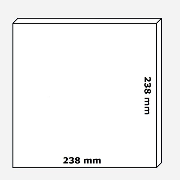 50 Ersatzfilter für Limodor Lüfter compact - 238x238 mm - ISO Coarse 50%/G3
