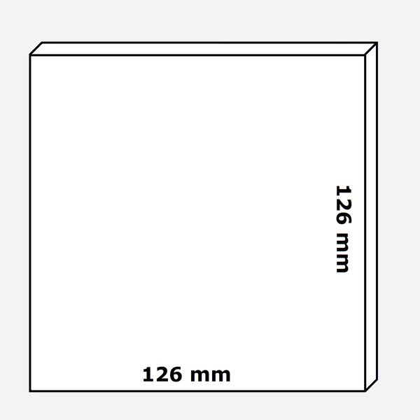 20 Ersatzfilter für Limodor WAK (Nebenraum) - 126x126 mm - ISO Coarse 50%/G3